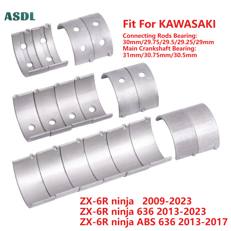 Motorcycle Crankshaft - Kawasaki ZX-6R ZX6R ZX 6R 2009-2023