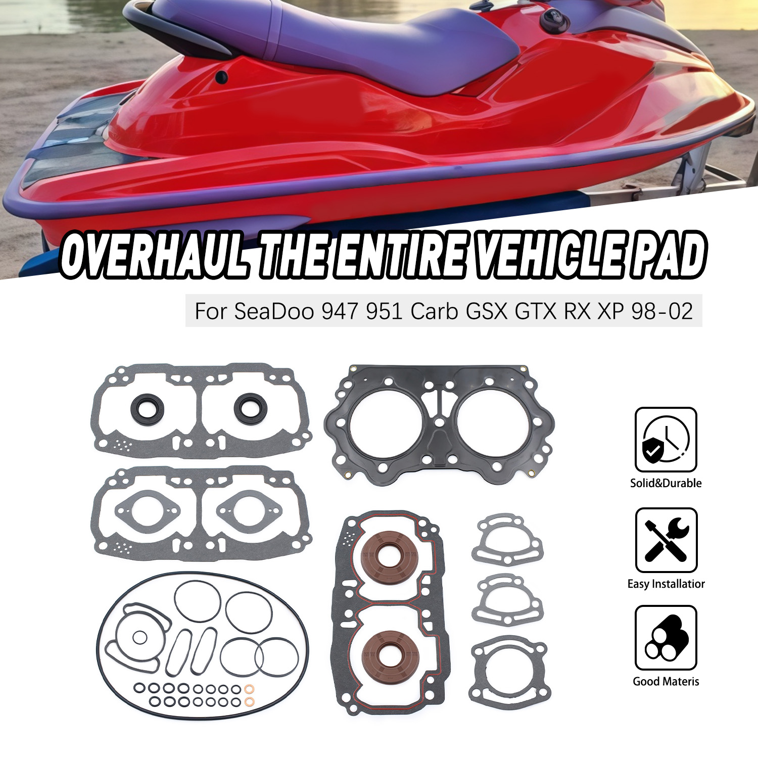 Sea-Doo GSX GTX XP LRV RX 1998 - Motorcycle Engine Kit 리뷰 및 가격